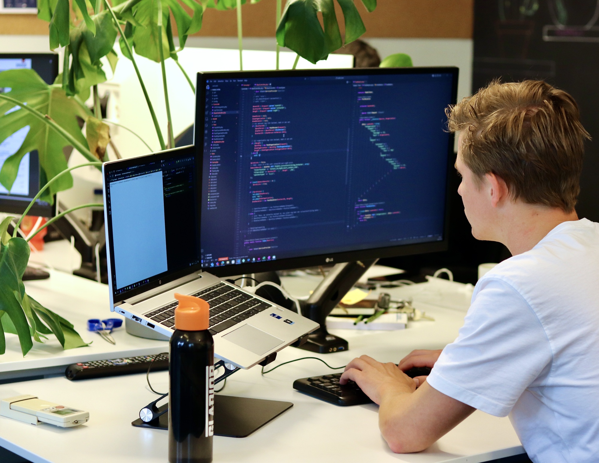 E-commerce Collega aan het werk